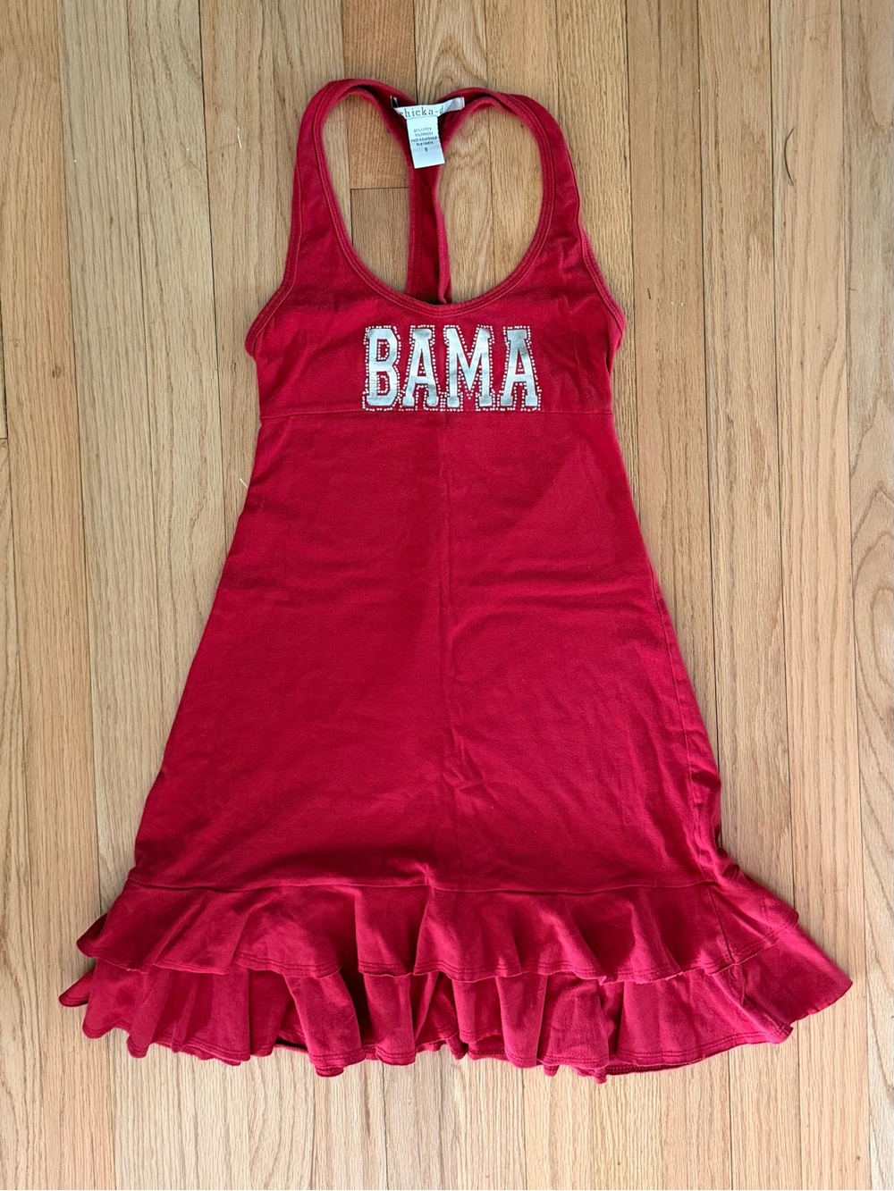 Crimson BAMA Ruffle Dress
